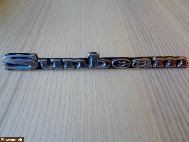 Bild 1: Vintage Sunbeam / Alte Autoanschrift zu verkaufen