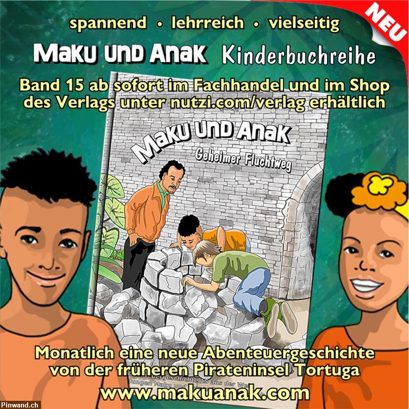 Bild 1: Kinderbuch Maku und Anak - Geheimer Fluchtweg zu verkaufen