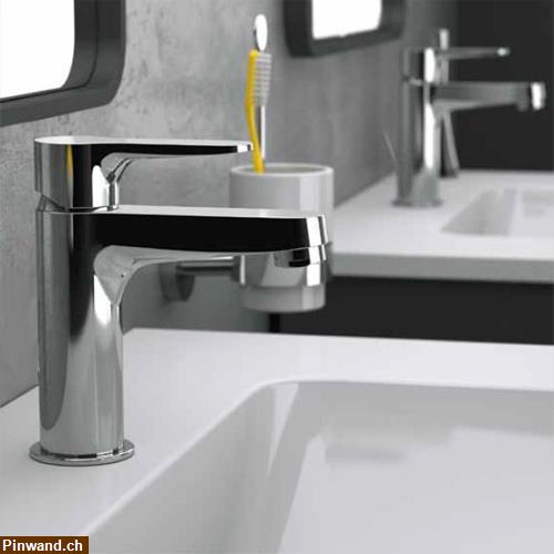 Bild 3: ENERGIE- und WASSERPARENDE Waschtischarmatur Einhebelmischer chrome