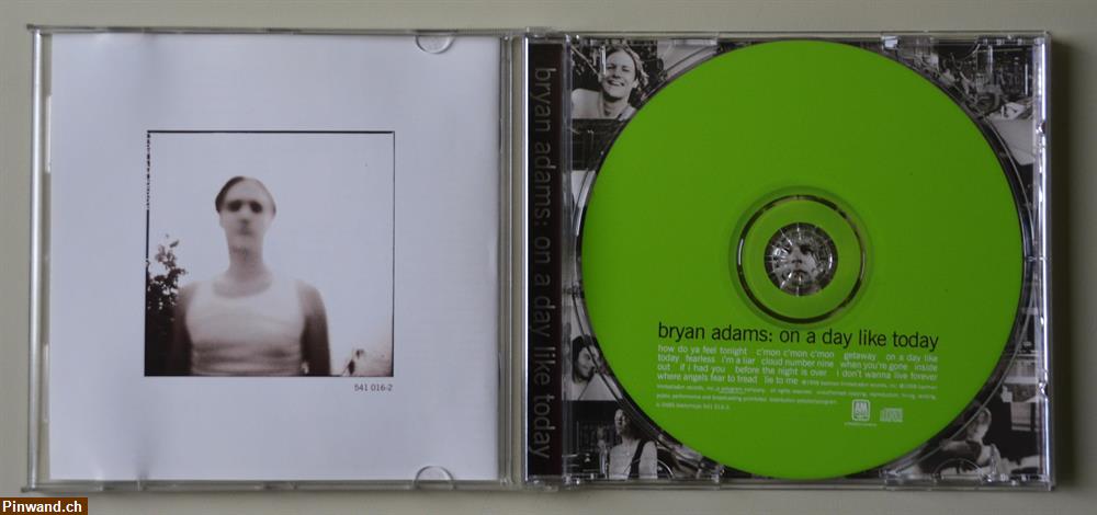 Bild 2: CD: Brian Adams – on a day like this zu verkaufen