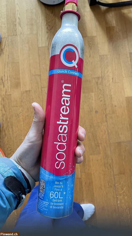 Bild 1: rosa Soda Stream Flasche zu verkaufen