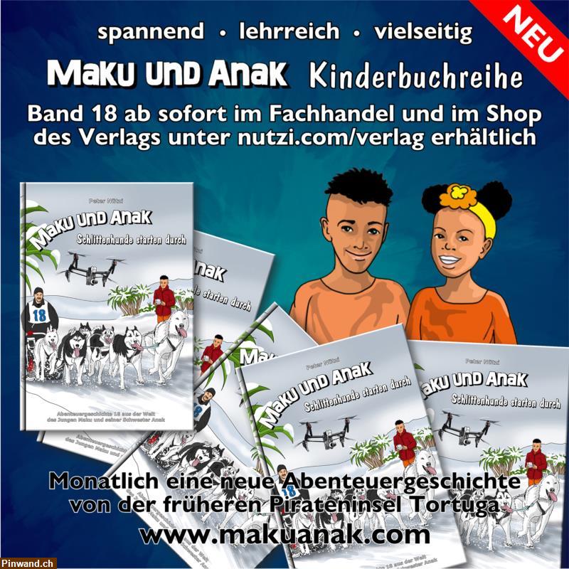 Bild 1: Kinderbuch Maku und Anak - Schlittenhunde starten durch