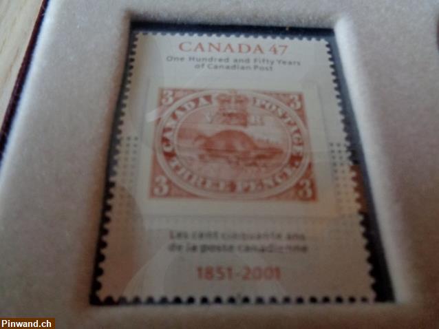 Bild 4: 150 Jahre 1. Ausgabe Briefmarke Kanada zu verkaufen