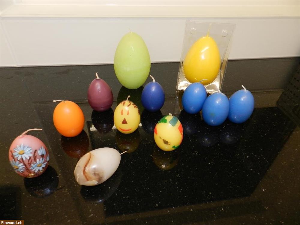 Bild 1: Diverse Eierkerze, Ostereikerze zu verkaufen