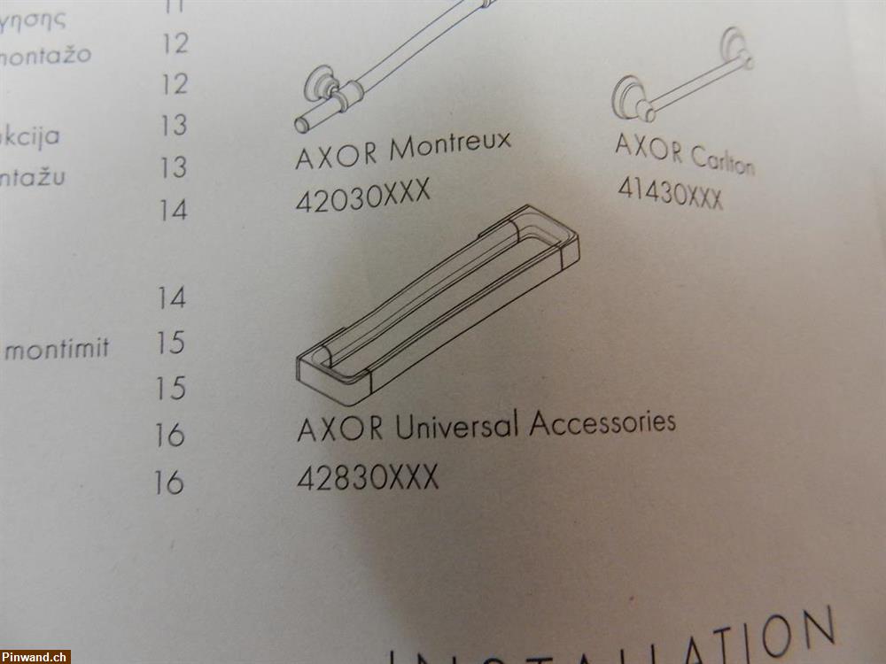 Bild 4: NEU! Axor Universal Softsquare Reling Haltestange zu verkaufen