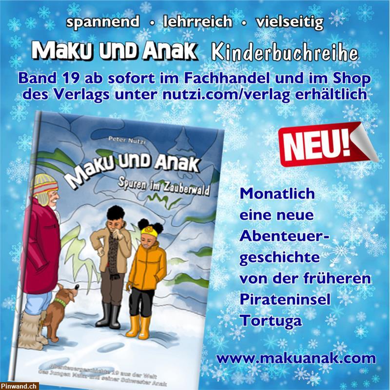 Bild 1: Kinderbuch Maku und Anak - Spuren im Zauberwald zu verkaufen