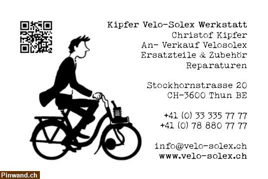 Bild 3: Solex Bremsbelag / Bremsklotz (mit Halterung) zu verkaufen