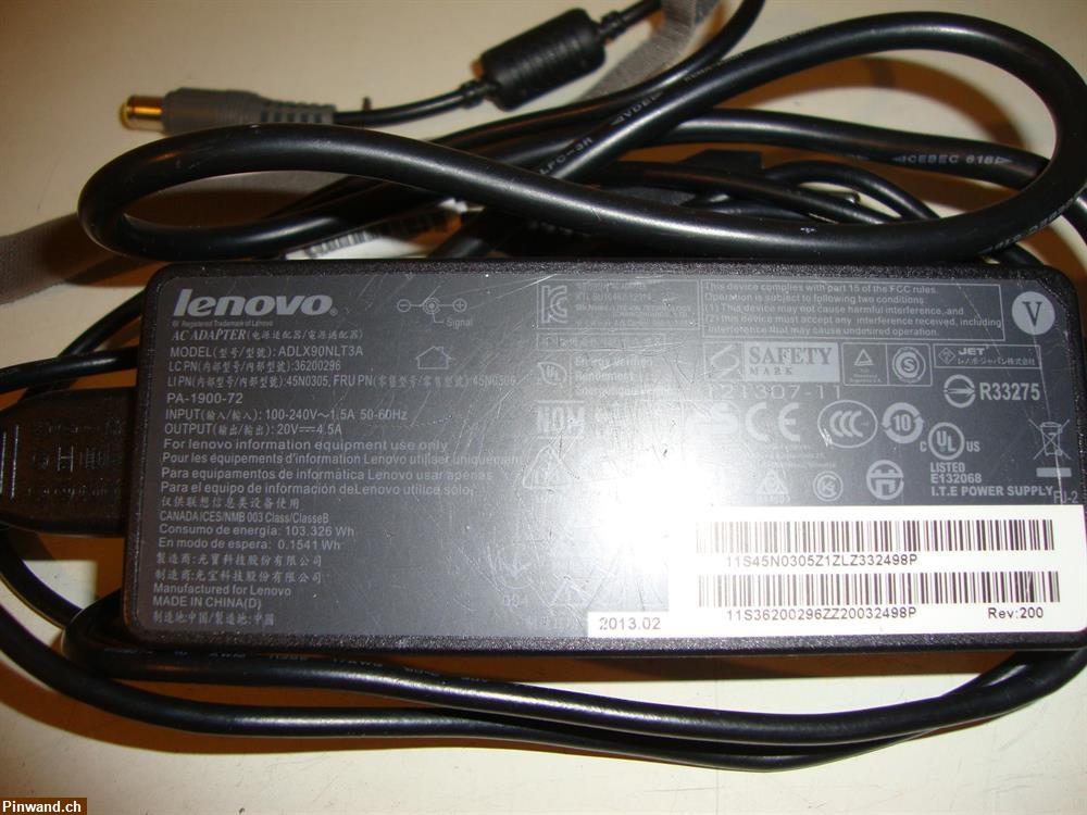 Bild 1: Netzteil Lenovo Laptop zu verkaufen