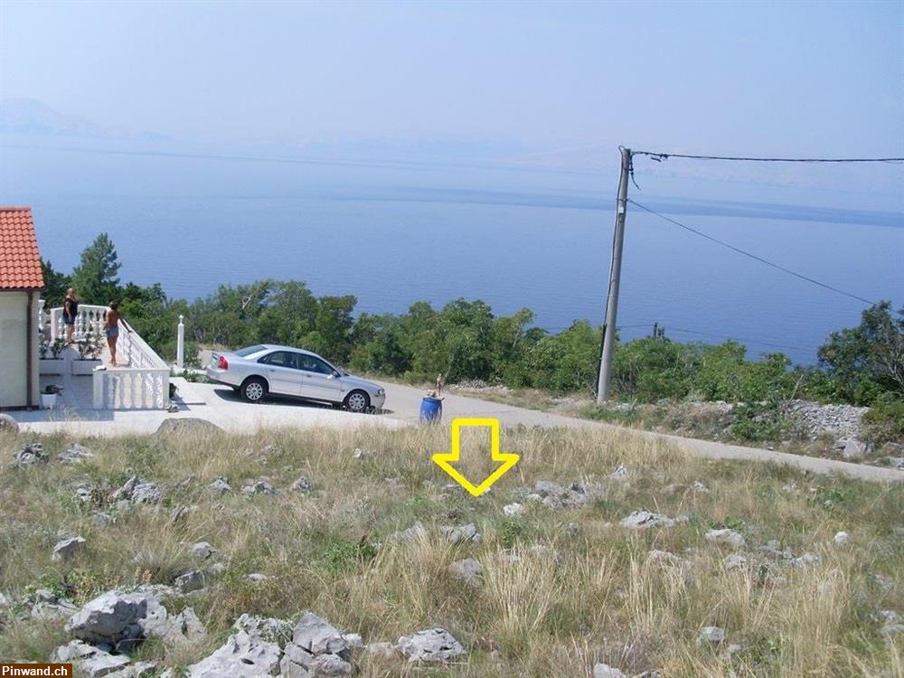Bild 1: Baugrundstück mit Meerblick in Kroatien zu verkaufen