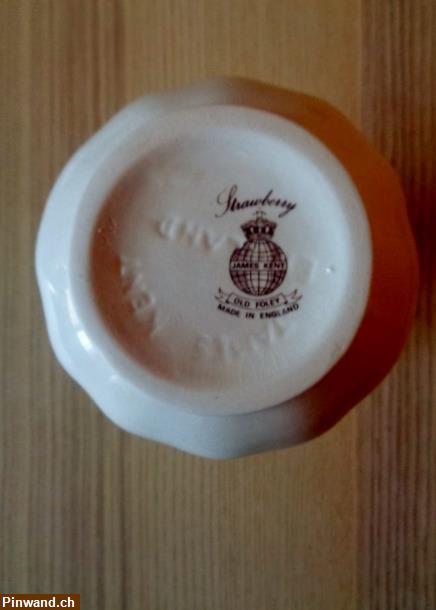 Bild 4: Vintage Milchkännchen u. Gebäckschale / Straberry zu verkaufen