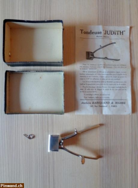 Bild 1: Alte Vintage Nacken - Bartschere "Judith" / mechanisch zu verkaufen