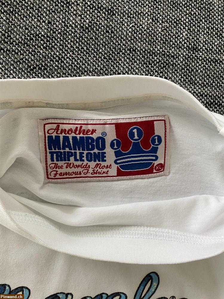 Bild 3: Herren Vintage MAMBO T-Shirt Weiss Gr. XL zu verkaufen