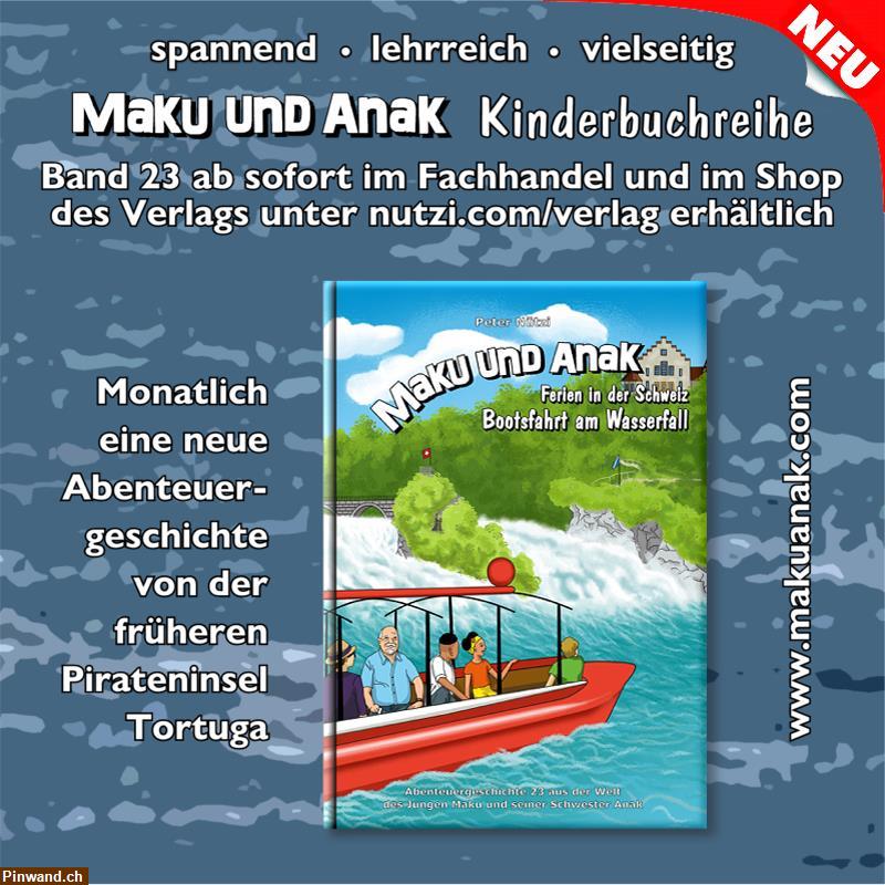 Bild 1: Kinderbuch: Maku und Anak - Bootsfahrt am Wasserfall zu verkaufen