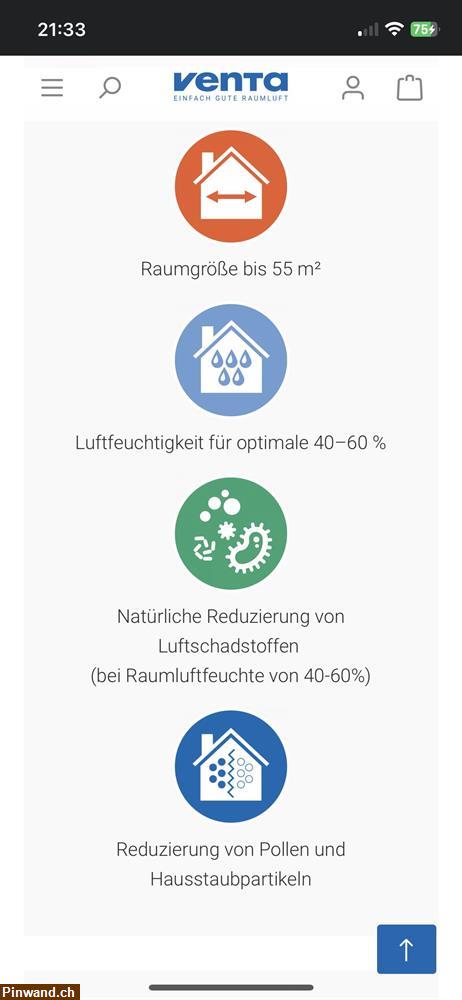 Bild 2: Luftbefeuchter Venta LW45 Original 55m2 zu verkaufen