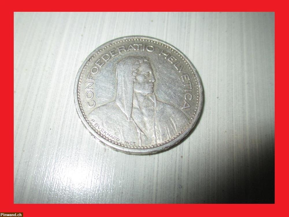 Bild 3: 5 Fr Silbermünzen 1939 zu verkaufen
