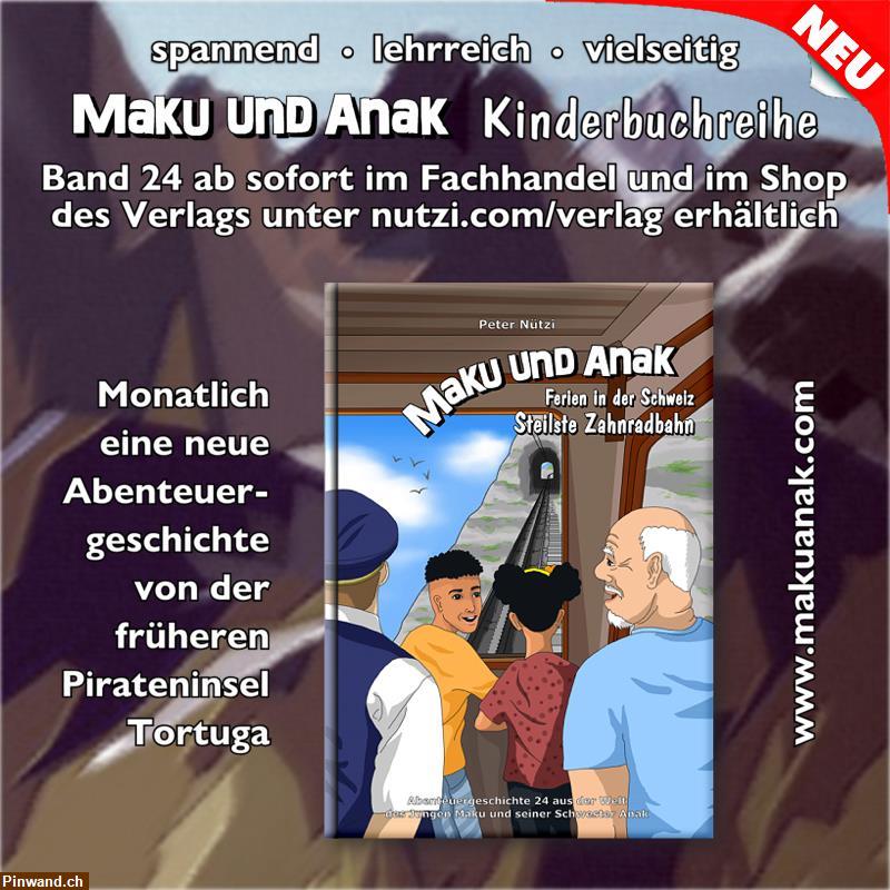 Bild 1: Kinderbuch Maku und Anak - Steilste Zahnradbahn zu verkaufen