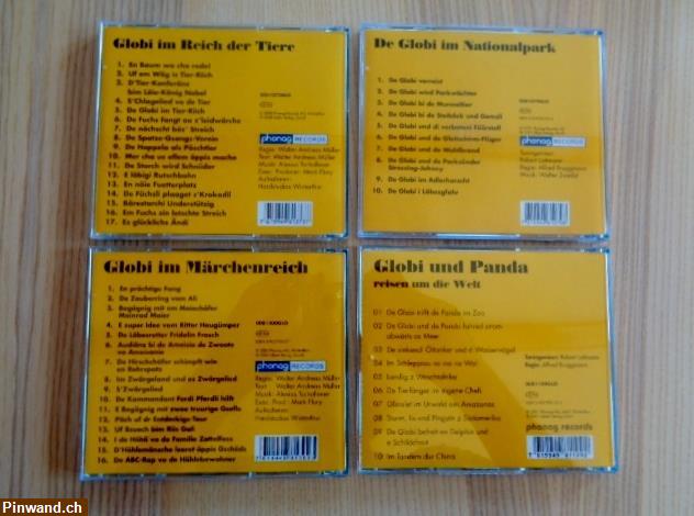 Bild 4: Globi Mundart CD's (4 Stk.)
