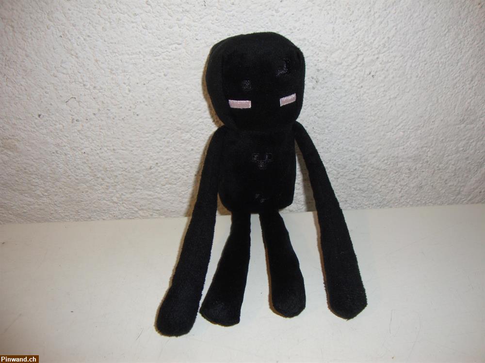 Bild 2: Minecraft Enderman Plüschfigur zu verkaufen