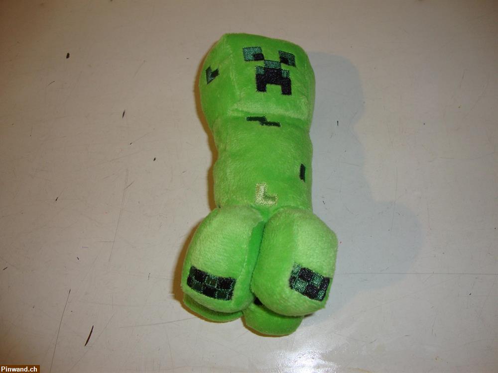 Bild 2: Minecraft Creeper Plüschfigur zu verkaufen