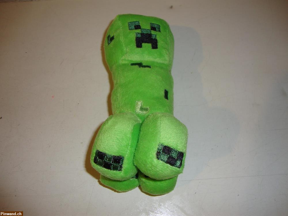 Bild 3: Minecraft Creeper Plüschfigur zu verkaufen