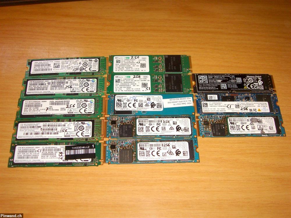 Bild 1: 1 Stück 256gb nvme m.2 SSD zu verkaufen