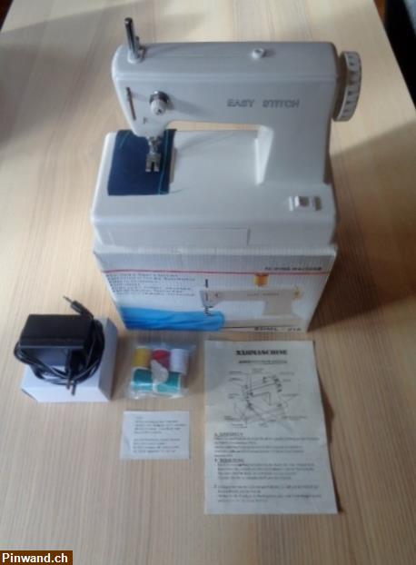 Bild 1: Neuwertige Nähmaschine Easy Stitch zu verkaufen