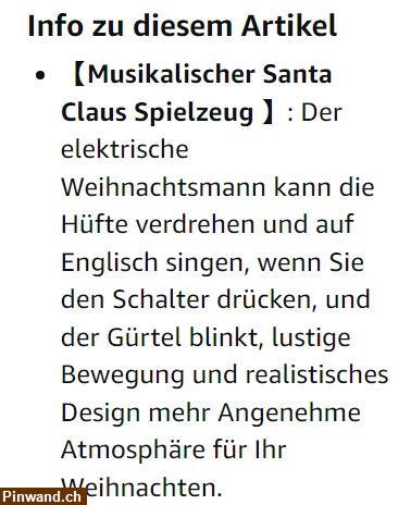 Bild 4: Singender Tanzender Weihnachtsmann zu verkaufen