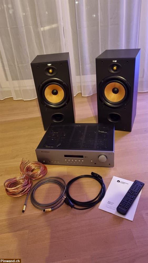 Bild 1: Stereo Cambridge Audio AXR100  Bowers & Wilkins DM 602 zu verkaufen