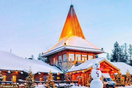 Bild 1: Besuch beim Weihnachtsmann in Rovaniemi Finnland