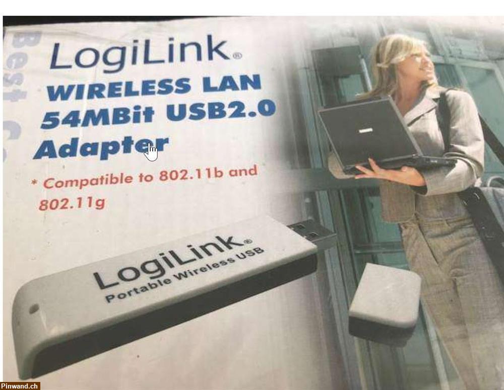 Bild 1: Logilink Wireless LAN USB 2.0 Adapter 54 MBit 802.11g WL0079