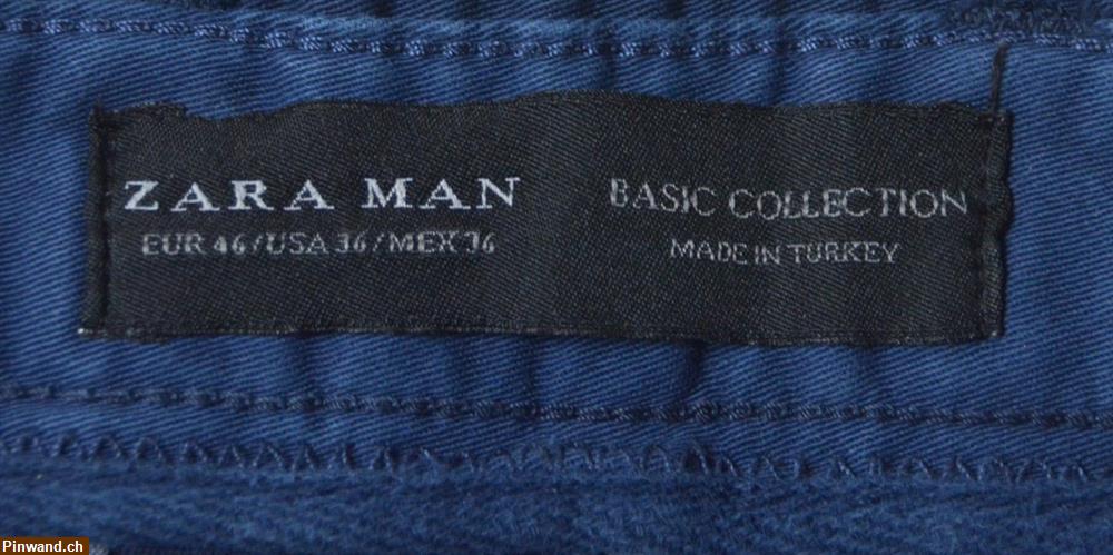 Bild 3: blaue Herren-Hose von Zara Man