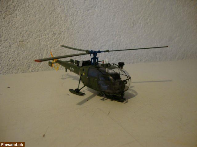 Bild 4: Helikoptermodell Alouette III V271 der Schweizer Armee zu verkaufen