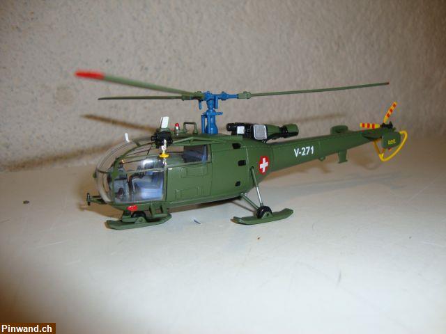Bild 5: Helikoptermodell Alouette III V271 der Schweizer Armee zu verkaufen