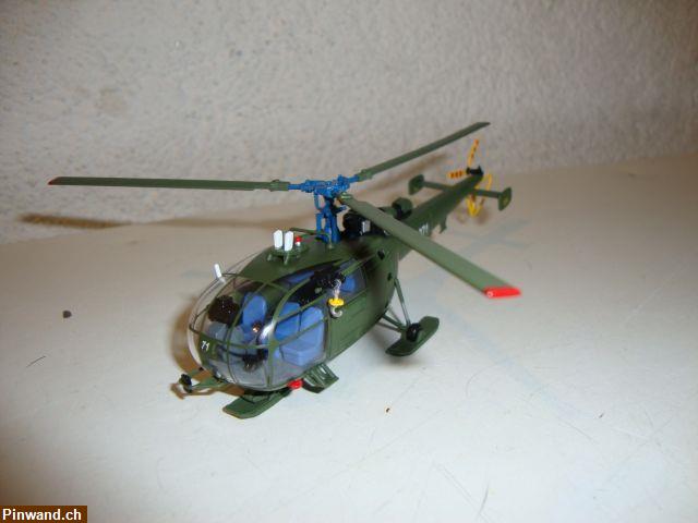 Bild 6: Helikoptermodell Alouette III V271 der Schweizer Armee zu verkaufen