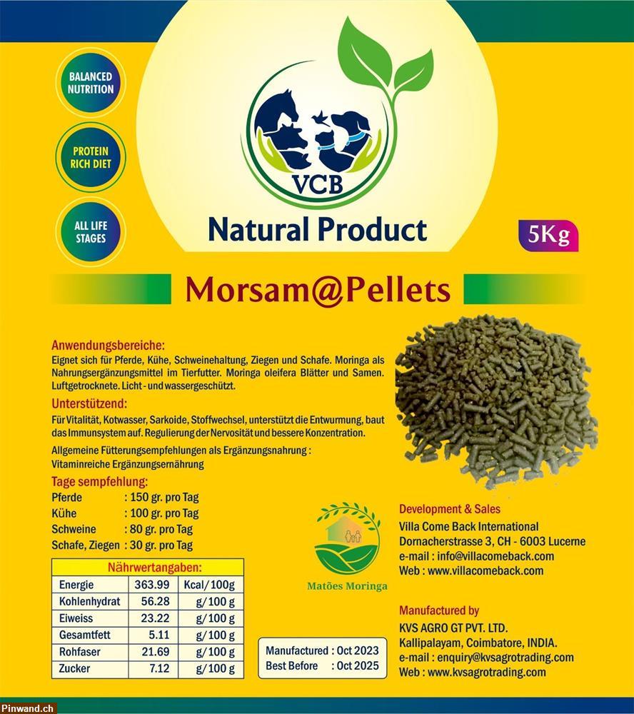 Bild 1: MORINGA Pellets Ergänzungsernährung
