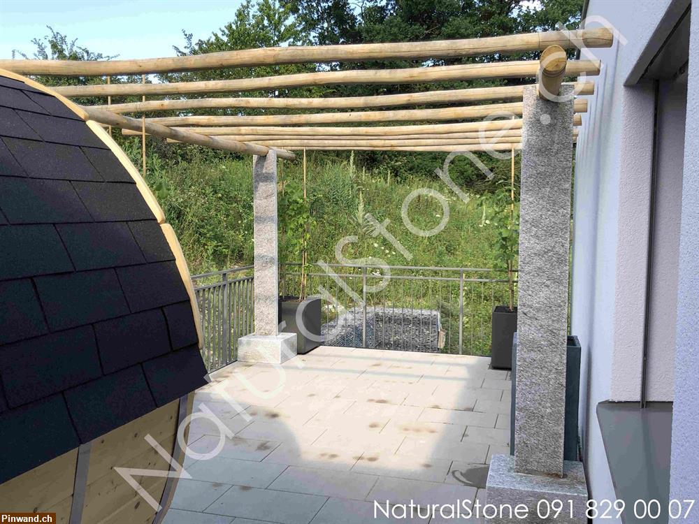 Bild 10: Pergola mit Sockel für Gartensitzplatz zu verkaufen