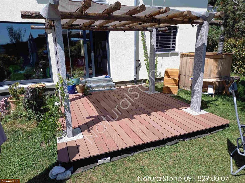 Bild 13: Pergola mit Sockel für Gartensitzplatz zu verkaufen