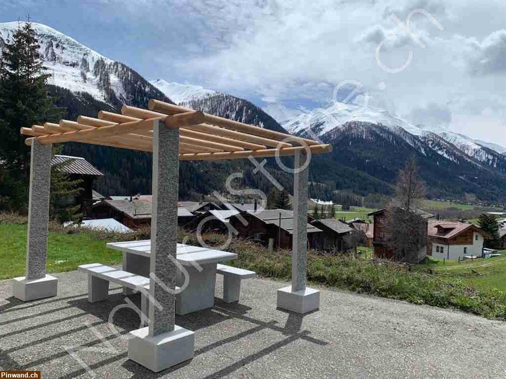 Bild 14: Pergola mit Sockel für Gartensitzplatz zu verkaufen