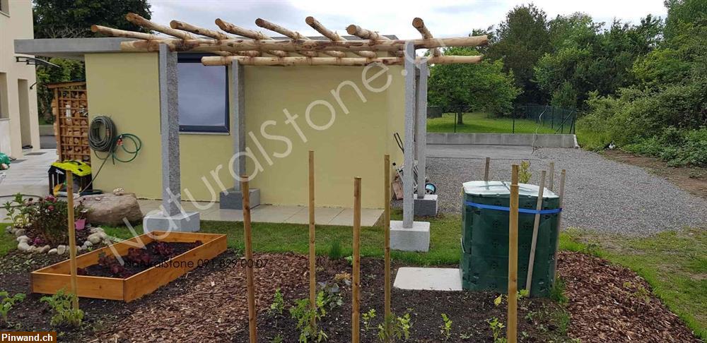 Bild 19: Pergola mit Sockel für Gartensitzplatz zu verkaufen