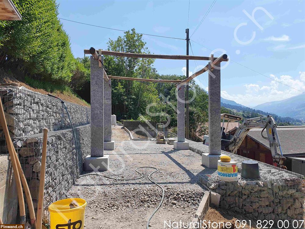 Bild 20: Pergola mit Sockel für Gartensitzplatz zu verkaufen