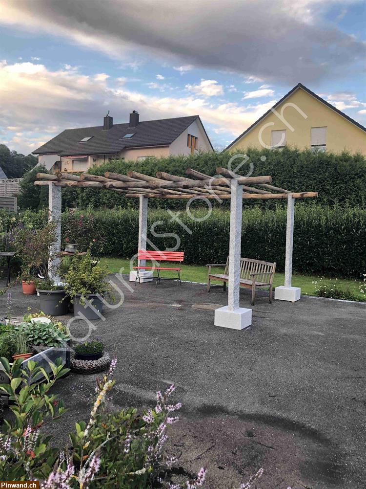 Bild 4: Pergola mit Sockel für Gartensitzplatz zu verkaufen