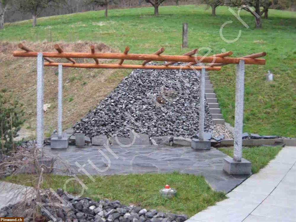 Bild 5: Pergola mit Sockel für Gartensitzplatz zu verkaufen