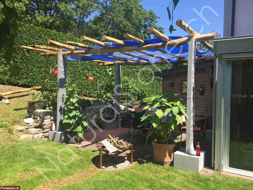 Pergola mit Sockel für Gartensitzplatz zu verkaufen