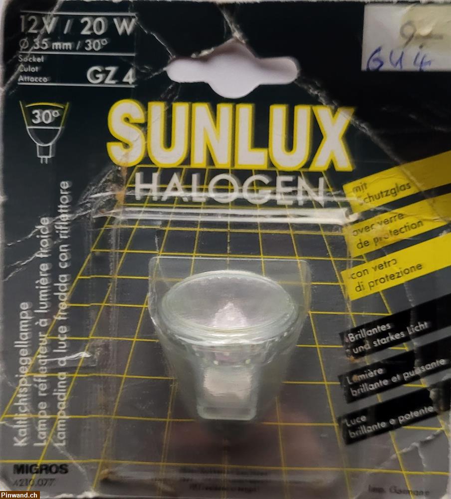 Bild 1: Leuchtmittel GU 4, Halogen 20 Watt, 12 Volt zu verkaufen