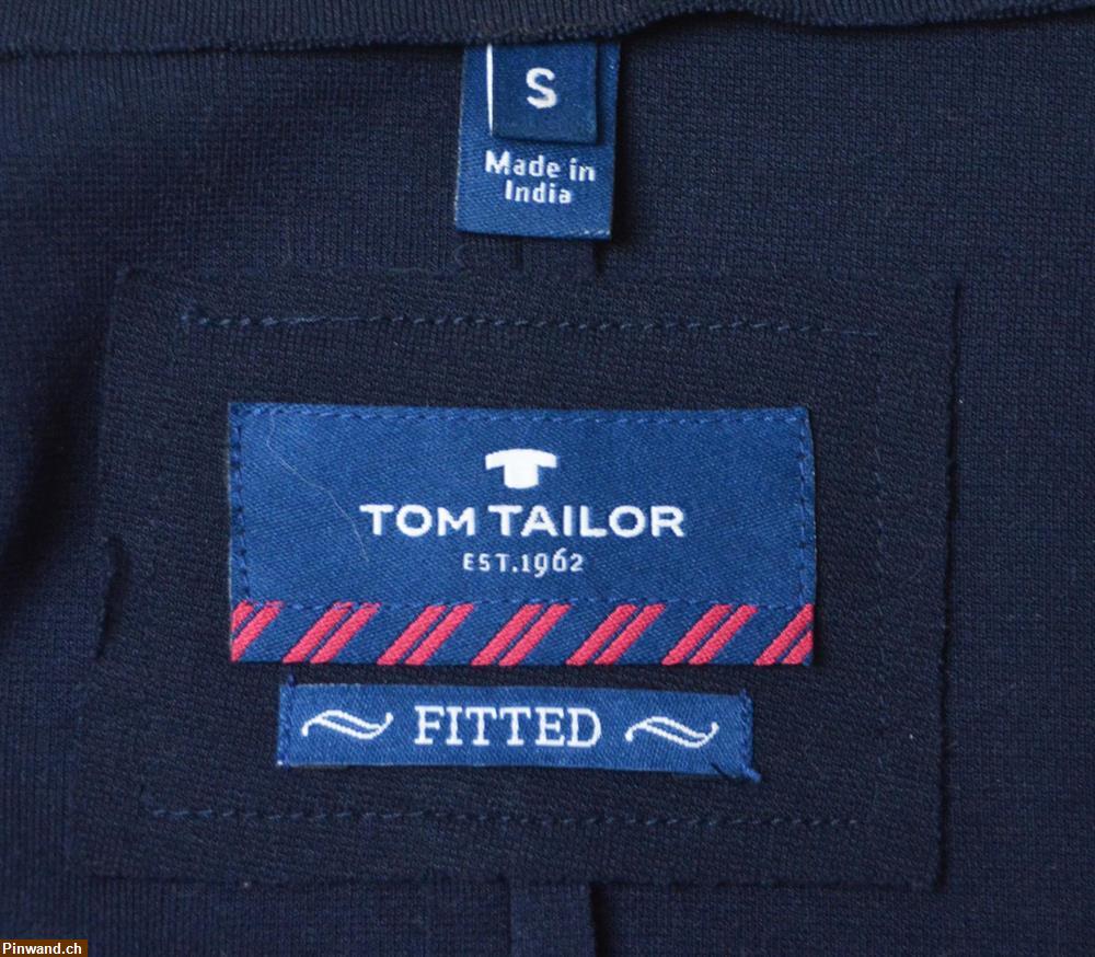 Bild 3: Blaue offene Jacke von Tom Tailor zu verkaufen
