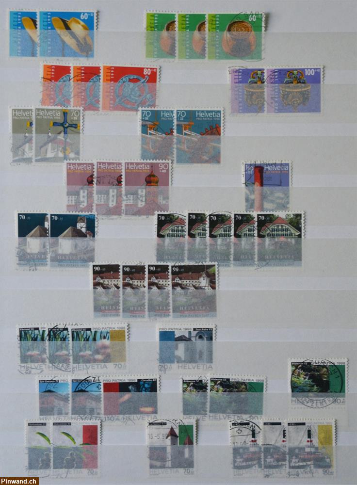 Bild 4: Pro Patria Sammlung/Doubletten 1964 - 1999, gestempelt