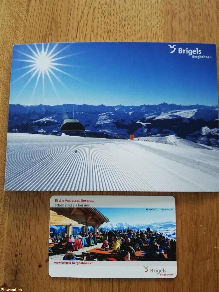 Bild 1: Skitageskarte Brigels zu verkaufen