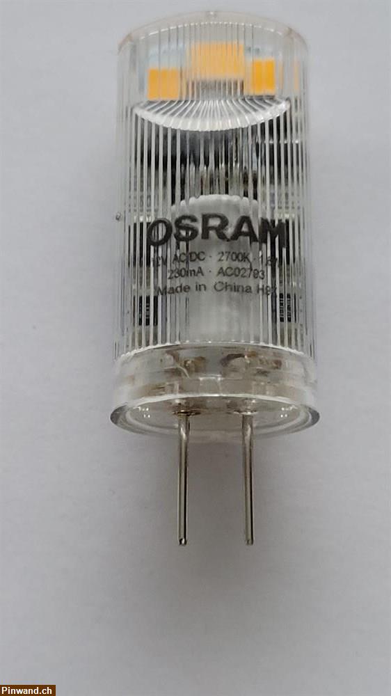 Bild 1: OSRAM G4 LED Base Stiftsockellampe 12V (ex 20W) 1,6W / 2700K Warmweiss