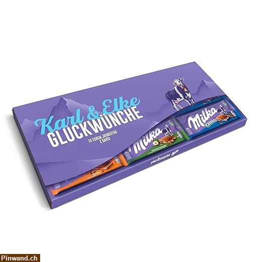 Bild 2: Riesen Milka Schokoladentafel personalisiert zu verkaufen