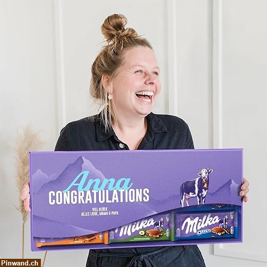 Bild 5: Riesen Milka Schokoladentafel personalisiert zu verkaufen